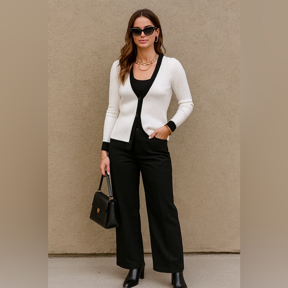 💜Jones NewYork Button up Sweater - Picture 1 of 9